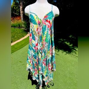 Floral Spaghetti Strap Dress